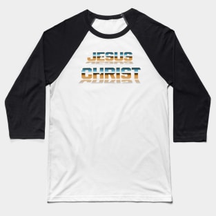 Jesus Christ Chromed Baseball T-Shirt